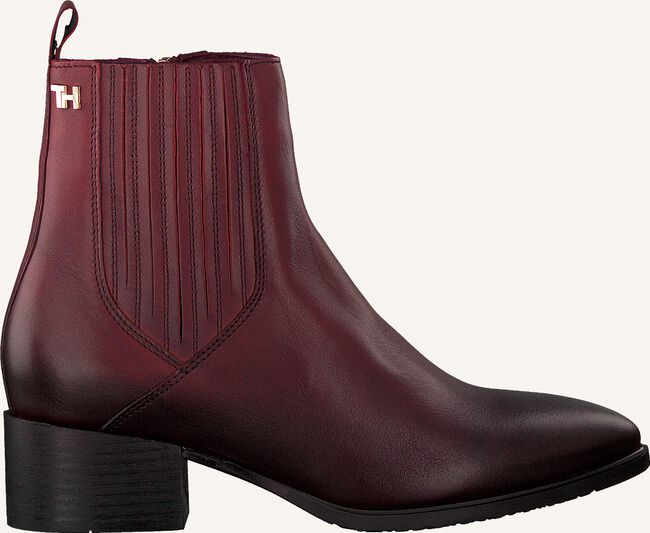 Rode TOMMY HILFIGER Enkellaarsjes SHADED FLAT Rode TOMMY HILFIGER Enkellaarsjes SHADED FLAT - large