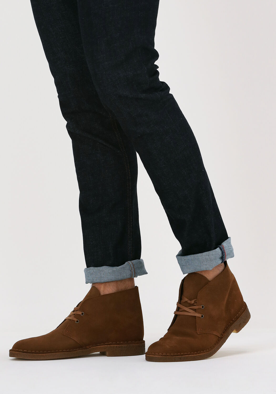 Cognac CLARKS ORIGINALS Boots DESERT BOOT HEREN - large