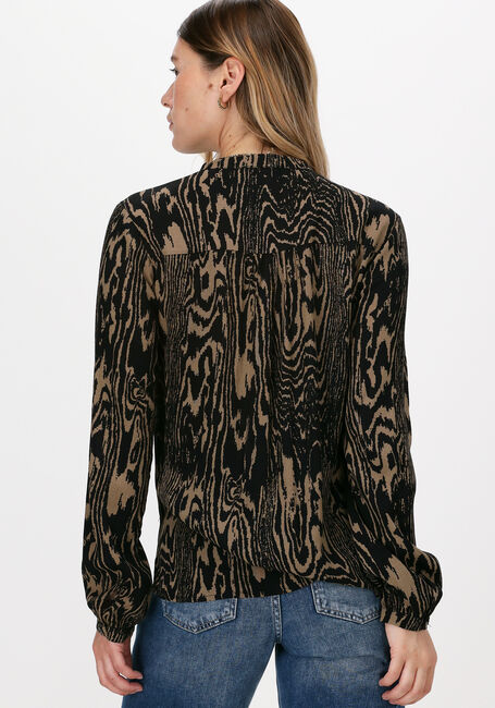 Bruine MODSTRÖM Blouses MAE PRINT SHIRT - large