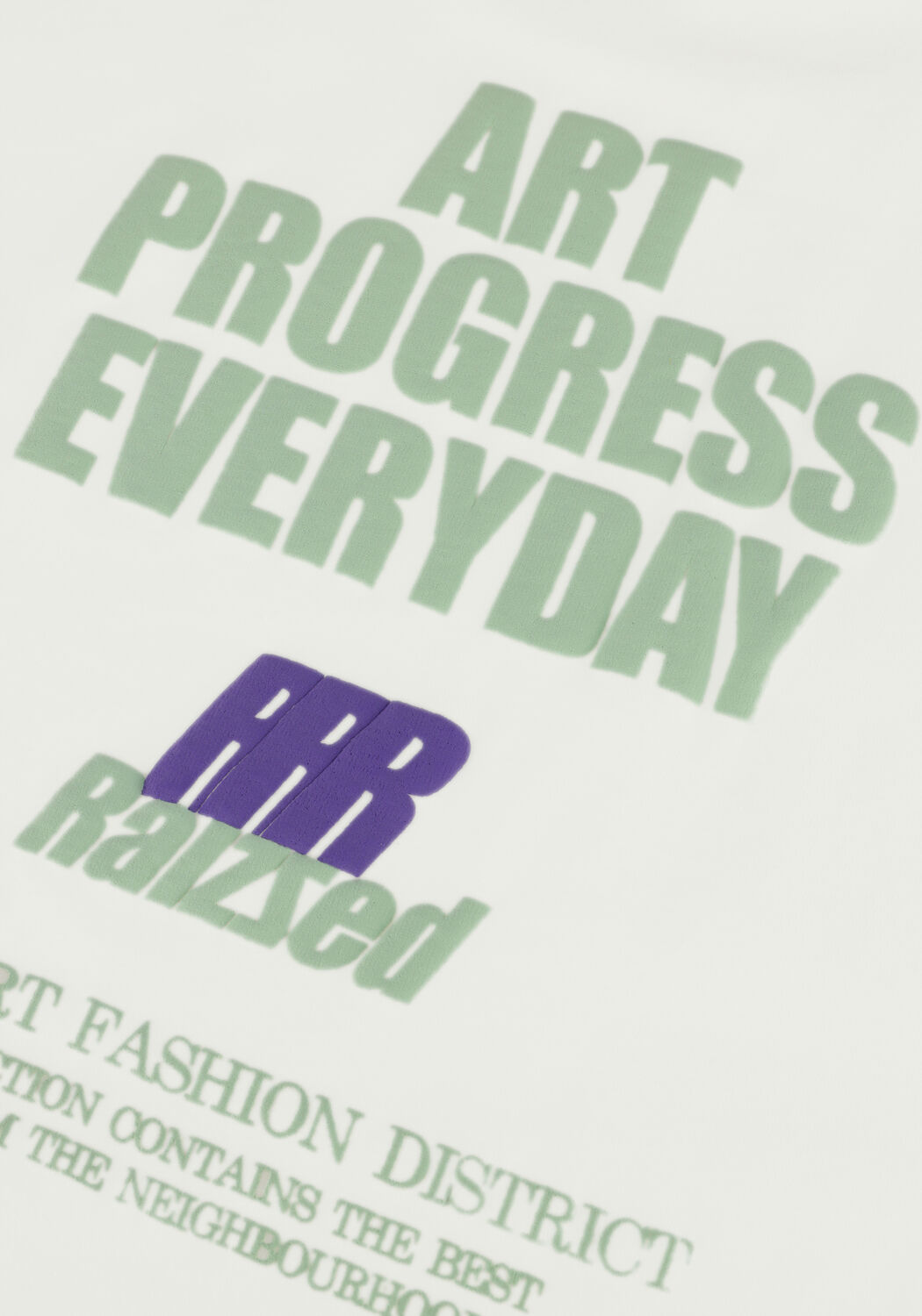 Witte RAIZZED T-shirt NASHEW - large