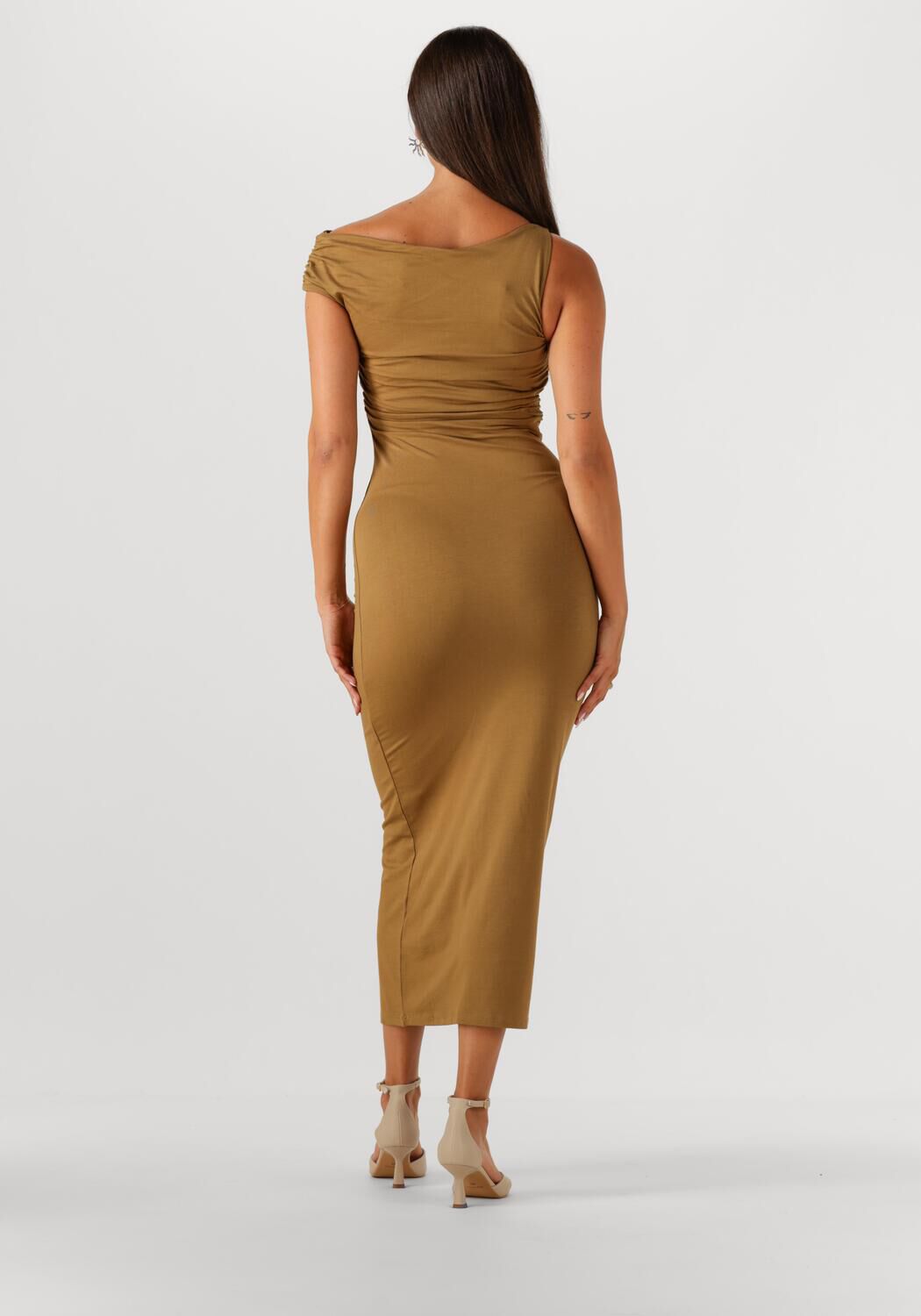 EDITED Dames Jurken Robinia Dress Khaki