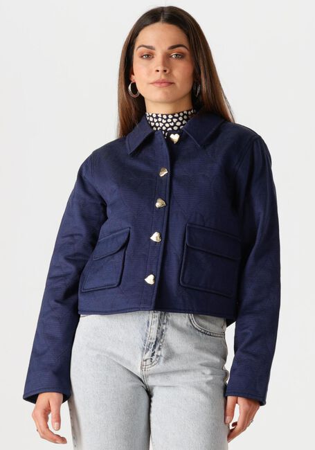 Donkerblauwe FABIENNE CHAPOT Spijkerjas JACKIE PADDED JACKET - large