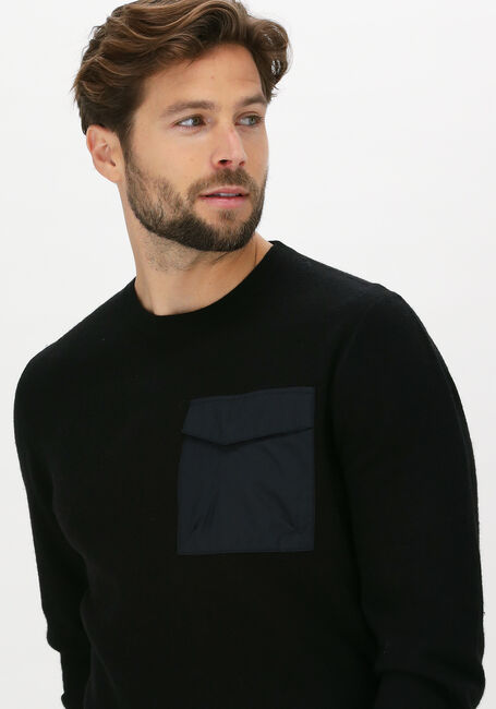 Zwarte NATIONAL GEOGRAPHIC Trui KNITTED CREW - large