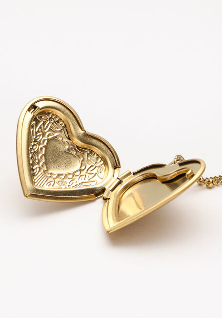 Goudkleurig NOTRE-V Kettingen KETTING MET HART - large