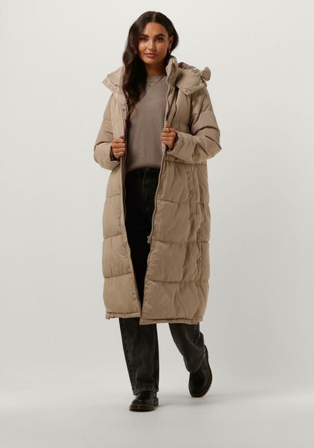 Zand NOTRE-V Gewatteerde jas PUFFER COAT LONG - large