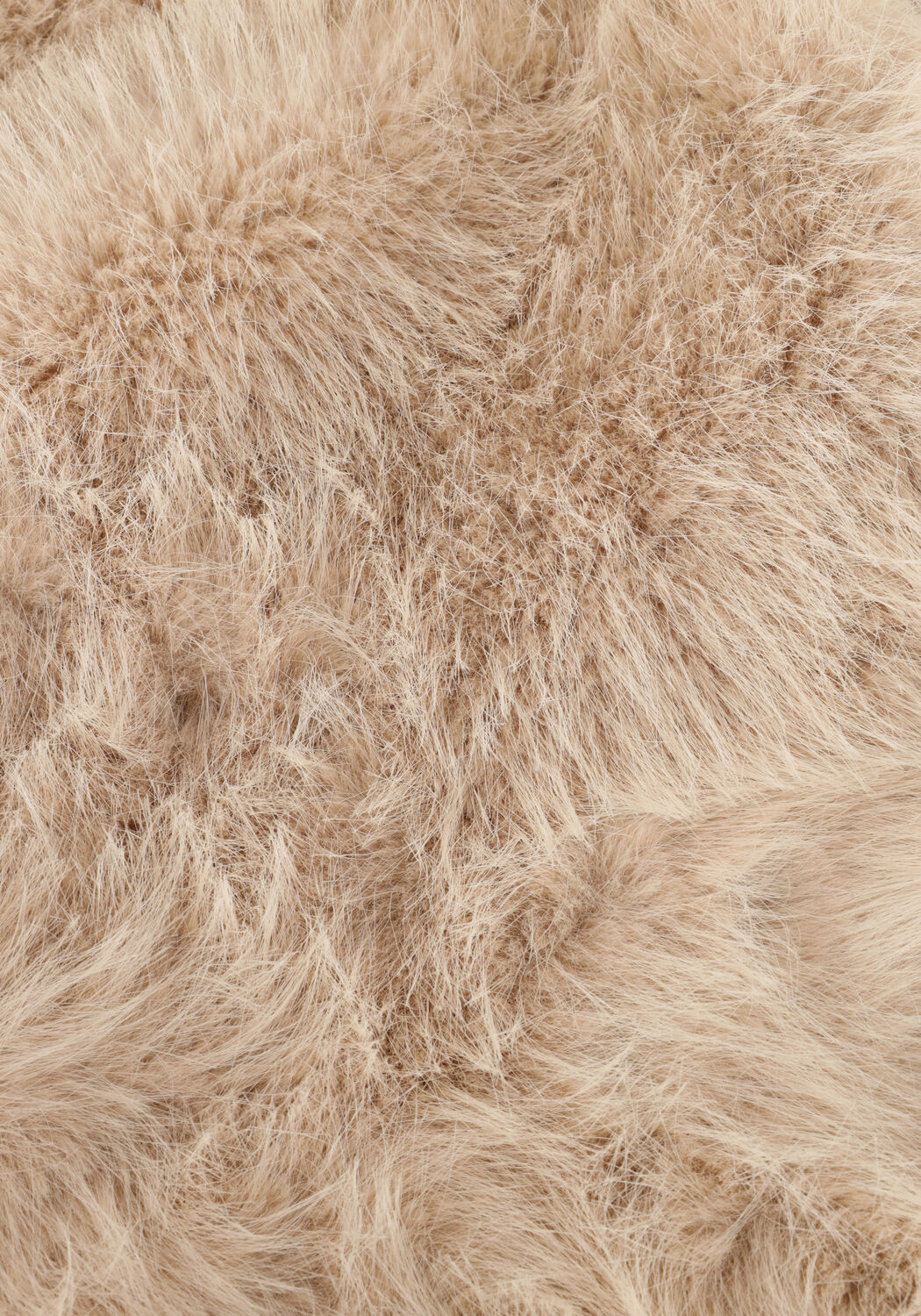 Beige OMODA ATELIER Faux fur jas X IRIS - IMRE - large
