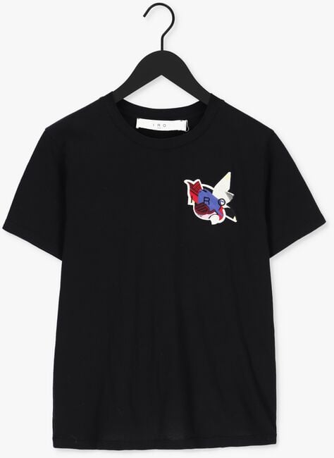 Zwarte IRO T-shirt WOLONI - large