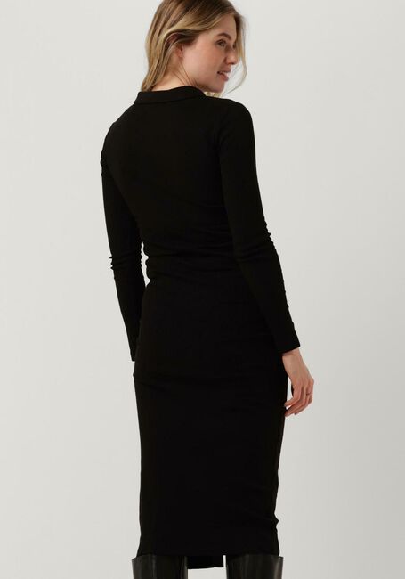 Zwarte MOVES Midi jurk HONTUN 2675 - large