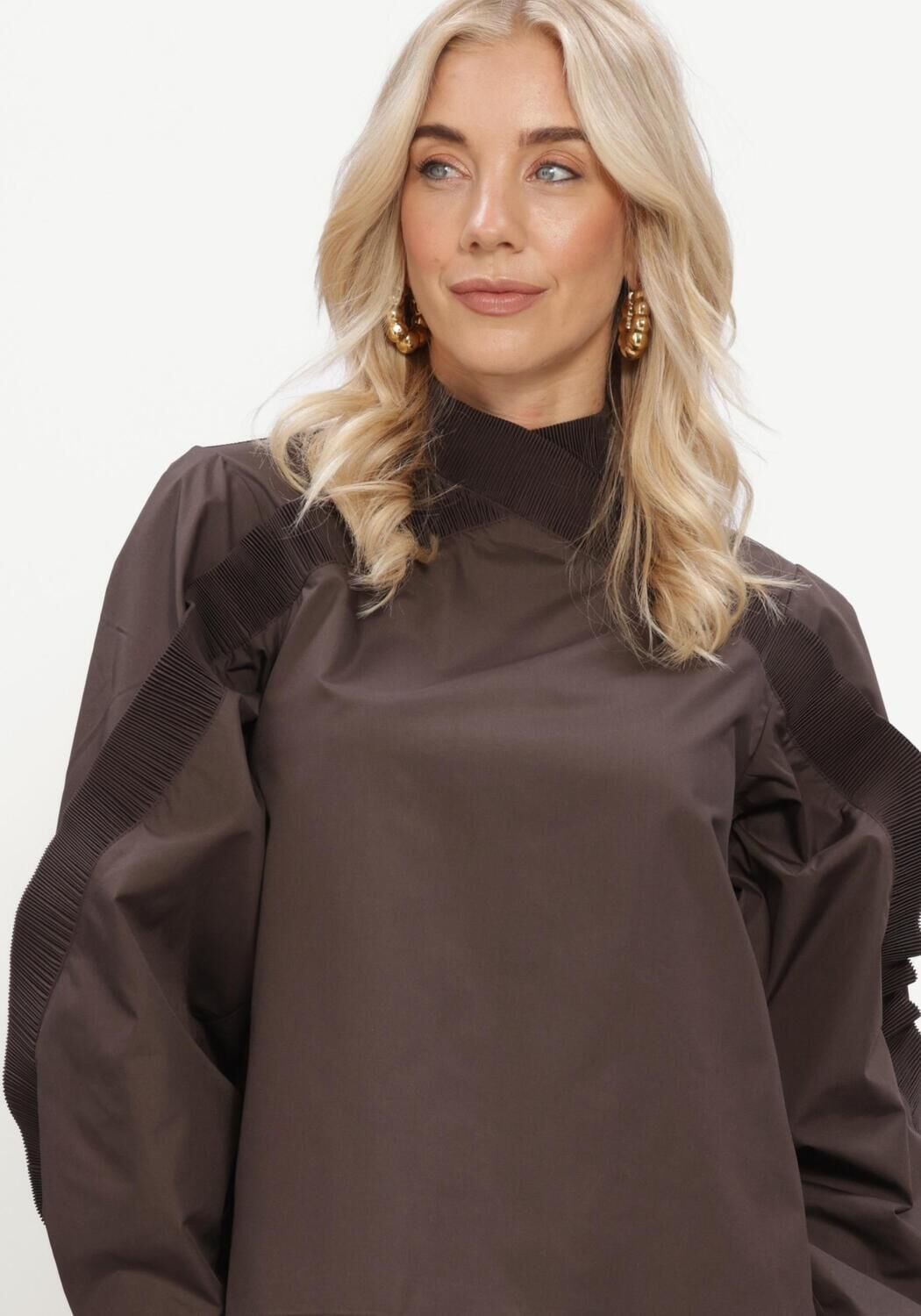 COPENHAGEN MUSE Dames Blouses Cmpleat-blouse Bruin