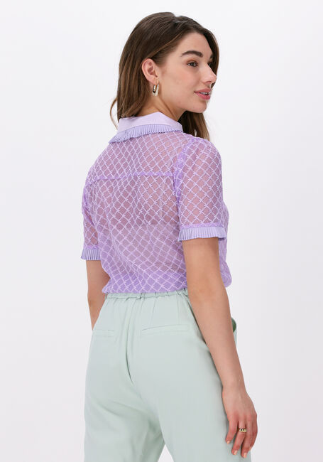 Paarse HUNKON Blouses RITHA BLOUSE - large