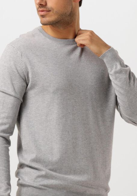 Grijze SCOTCH & SODA Trui VISCOSE PULLOVER CREWNECK - large