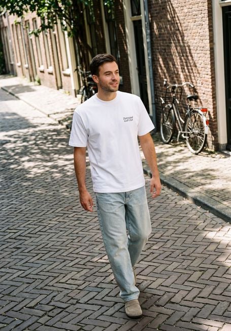 Witte DSTREZZED Polo COLLIN ARTWORK TEE - large