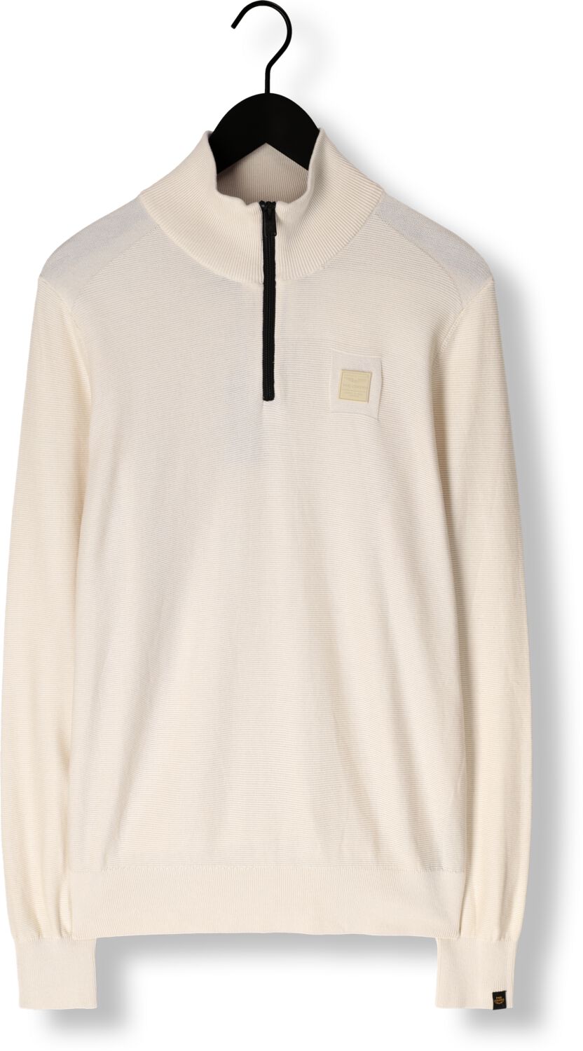 PME LEGEND Heren Truien & Vesten Half Zip Collar Cotton Modal Beige