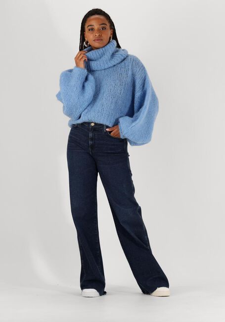 Blauwe AMERICAN DREAMS Coltrui PEPPER ROLL NECK CROPPED - large