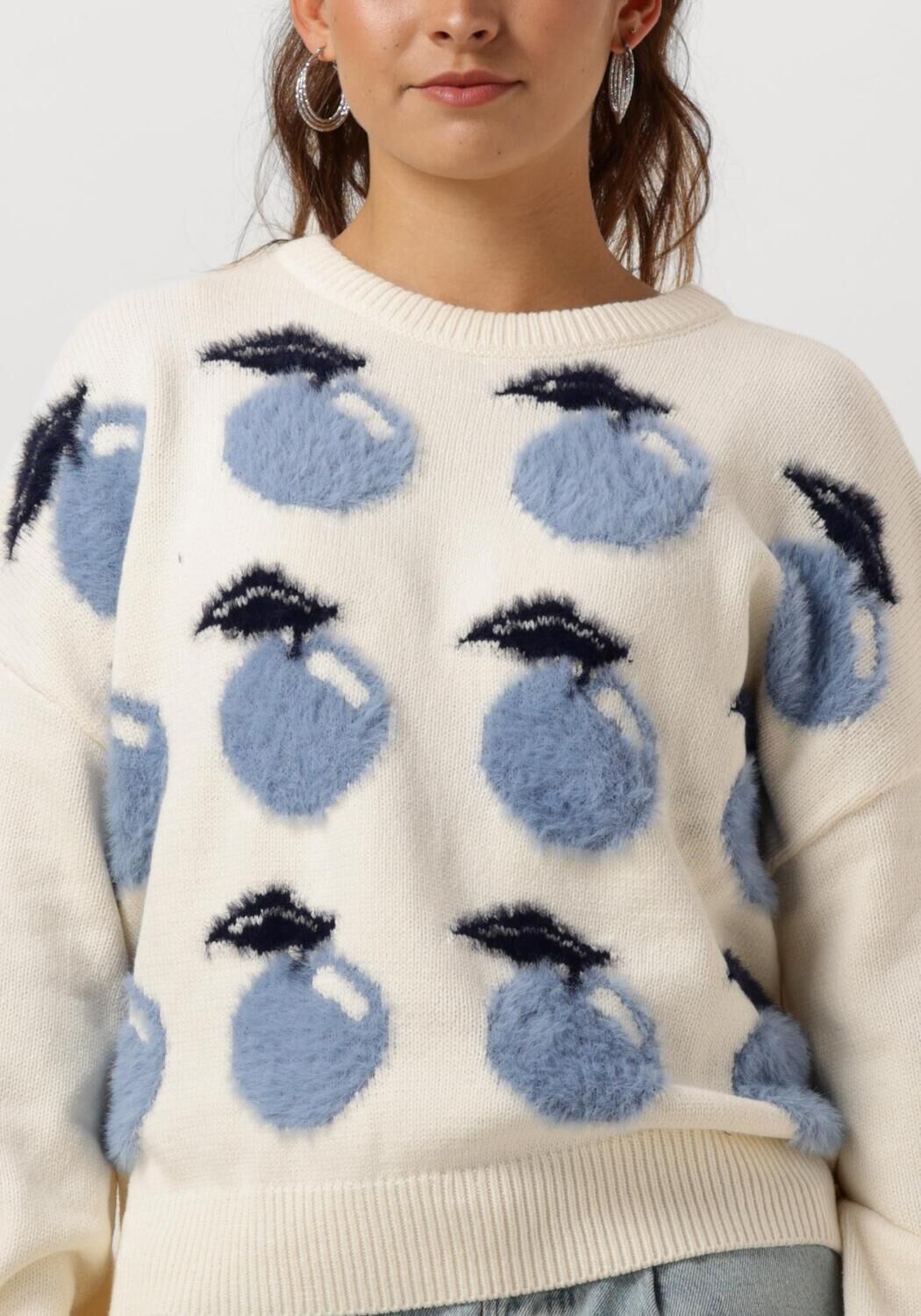 FABIENNE CHAPOT Dames Truien & Vesten Apple Pullover Gebroken Wit