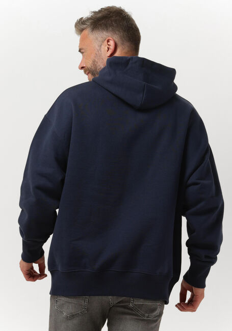 Donkerblauwe TOMMY JEANS Sweater TJM TOMMY BADGE HOODIE - large