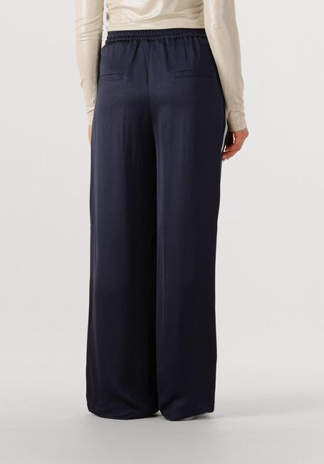 Donkerblauwe SUMMUM Pantalon TROUSERS HEAVY SILKY TOUCH - large
