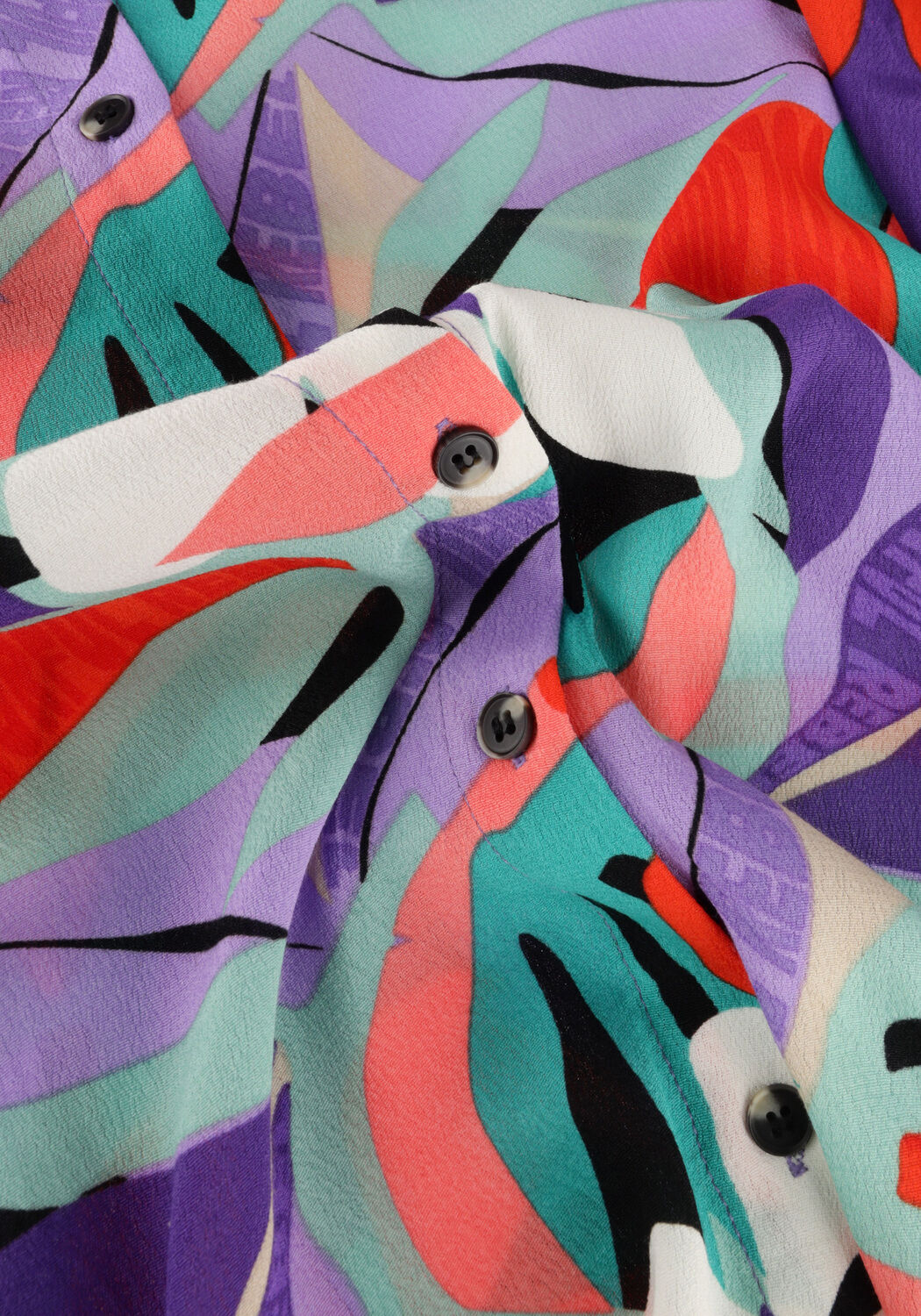 Multi COLOURFUL REBEL Blouses TALIA BIG FLOWER OVERSIZED BOYFRIEND BLOUSE - large