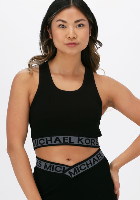 Zwarte MICHAEL KORS Top ECO MK BRA TRUE CROP TP - large