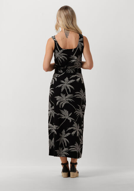 Zwarte JANSEN AMSTERDAM Top VP363 JERSEY PRINTED SLEEVELES SINGLET WITH SQUARE NECKLINE - large