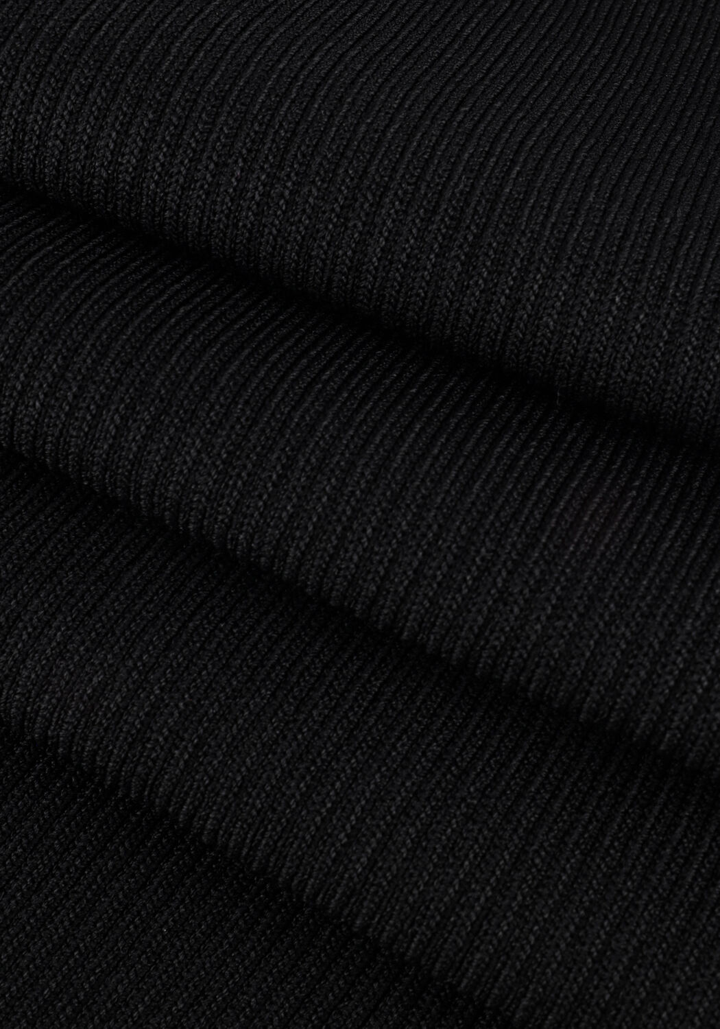 Zwarte NOTES DU NORD Midi jurk ELENA KNITTED DRESS - large