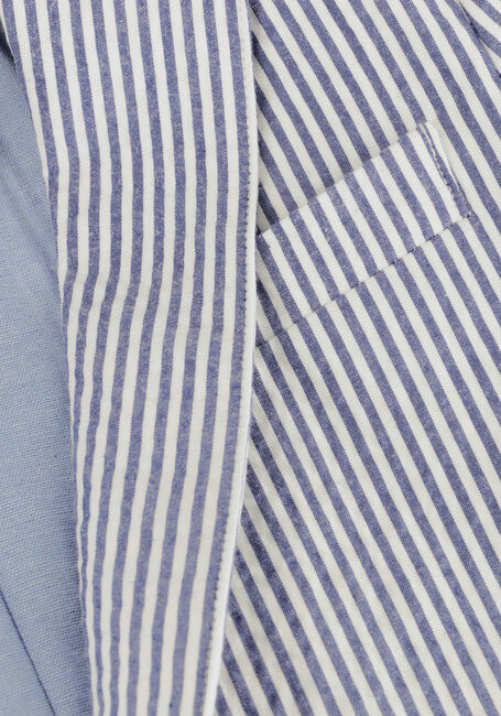 Lichtblauwe SCOTCH & SODA Colberts SEERSUCKER STRIPE BLAZER - large