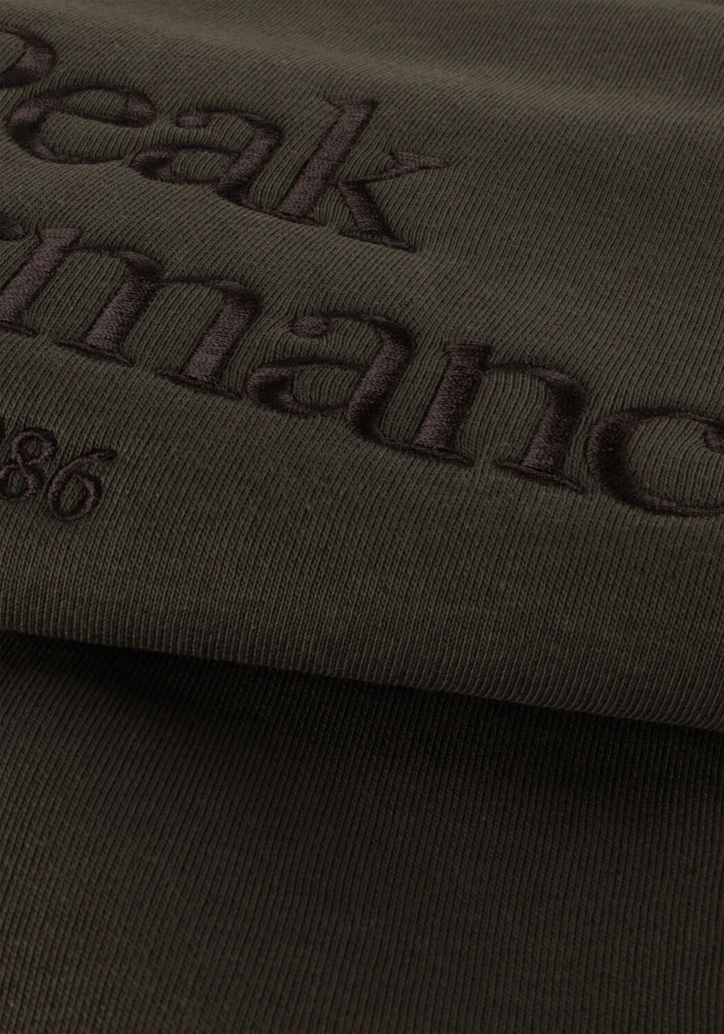 Donkergroene PEAK PERFORMANCE Trui M ORIGINAL CREW - large