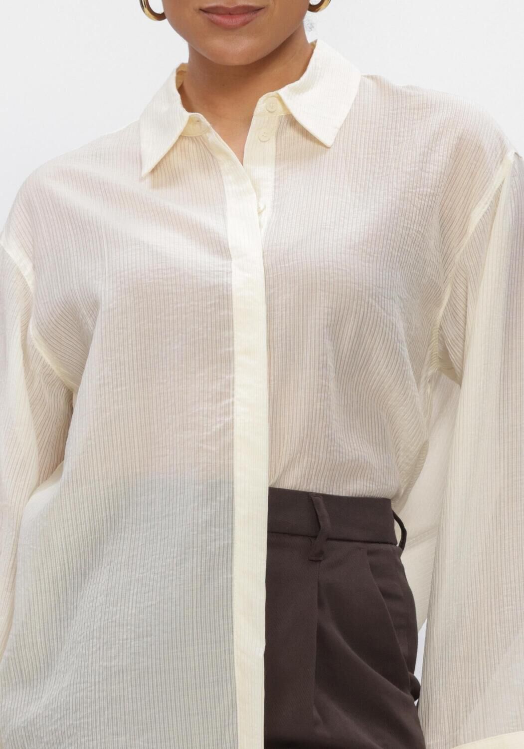 Gele COPENHAGEN MUSE Blouses CMSASSY-SHIRT - large