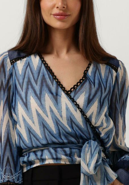 Blauwe LIU JO Blouses BLUSA SUNSHINE - large