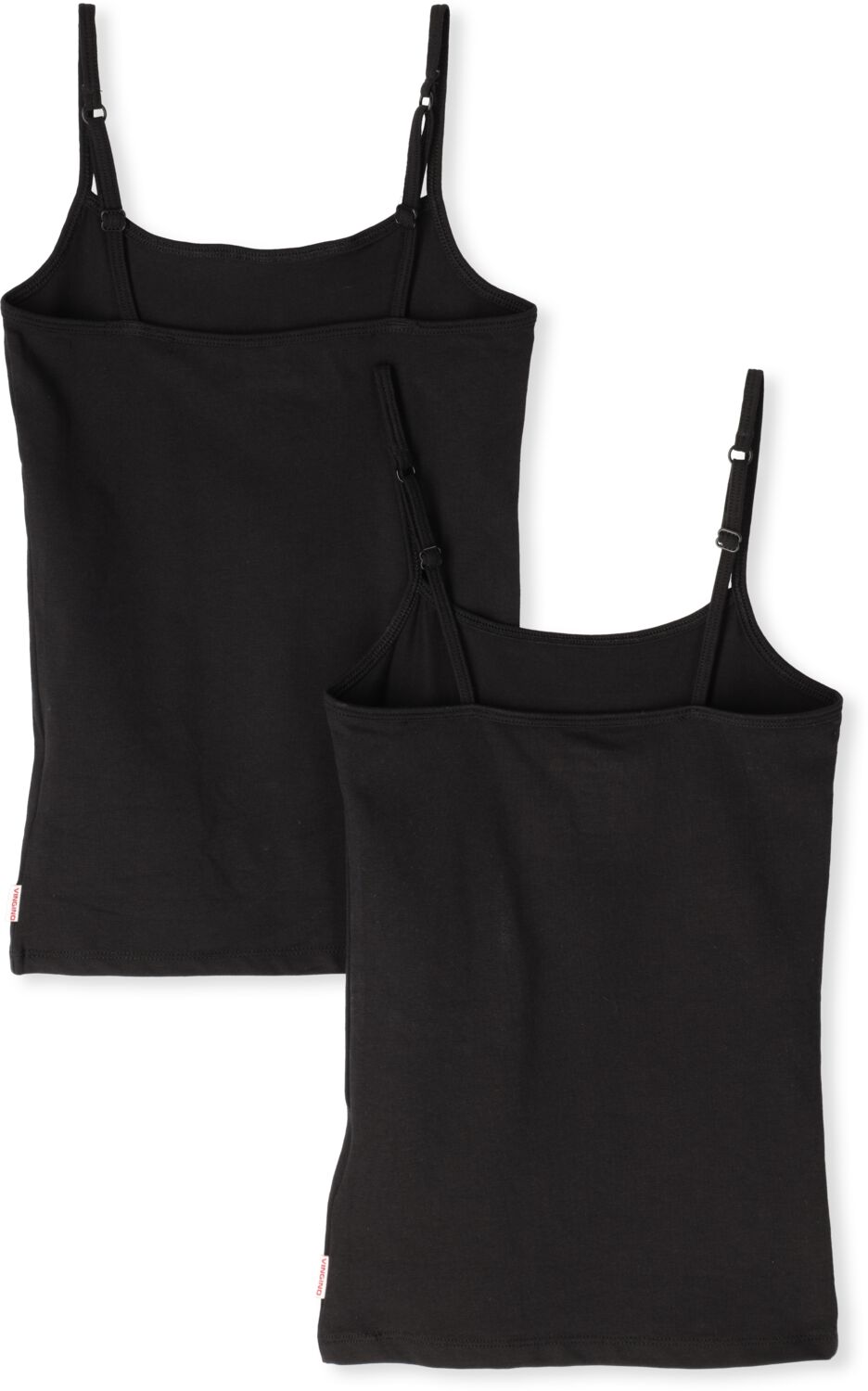 VINGINO Meisjes Nachtkleding Girls Singlet 2 Pack Zwart