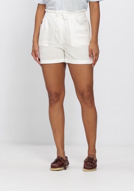 Witte TOMMY JEANS Korte broek TJW ESSENTIAL LINEN SHORTS - large