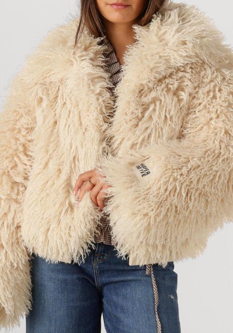 Ecru HARPER & YVE Faux fur jas STACY-JA - large