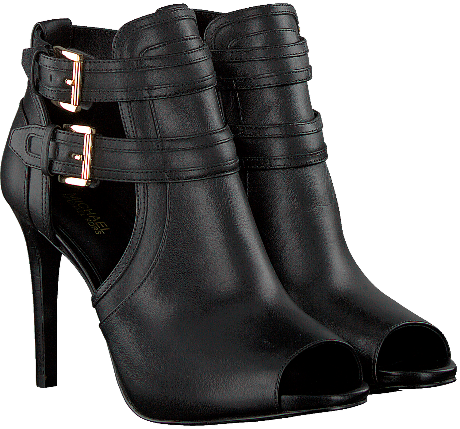 michael kors agnes open toe booties
