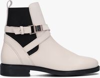 Witte TOMMY HILFIGER Chelsea boots BUCKLED LEATHER ANKLE BOOTS - medium