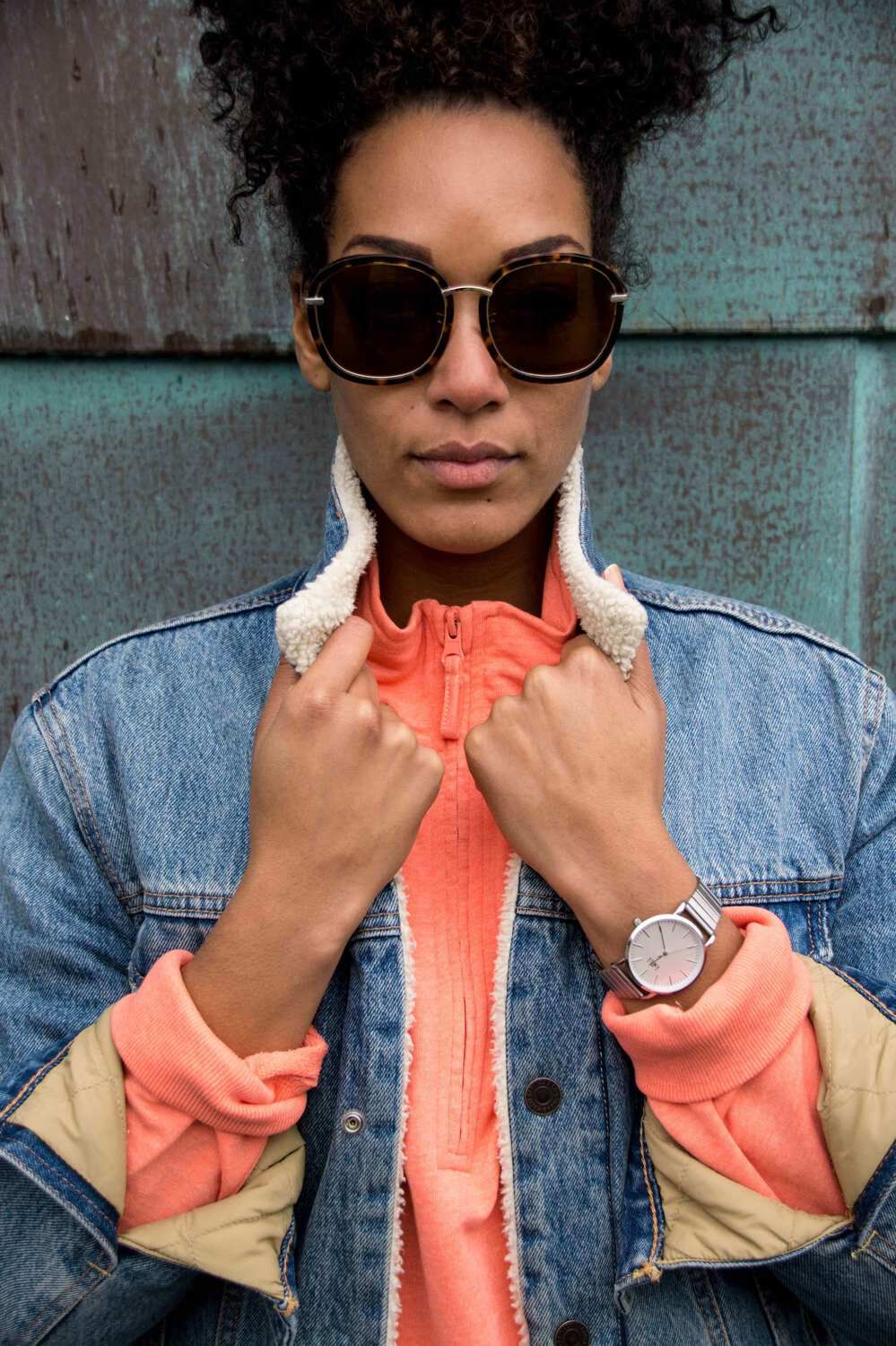 Bruine IKKI Zonnebril VESPER - large