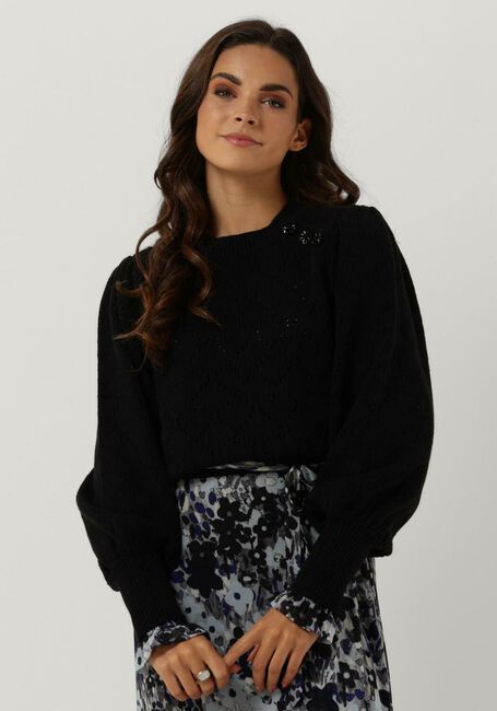 Zwarte FABIENNE CHAPOT Trui DIANA LONGSLEEVE PULLOVER - large