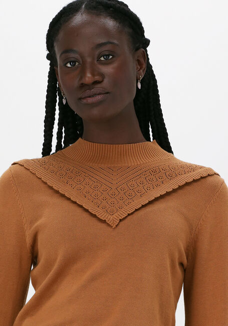 Camel OBJECT Trui SHARON L/S KNIT PULLOVER - large