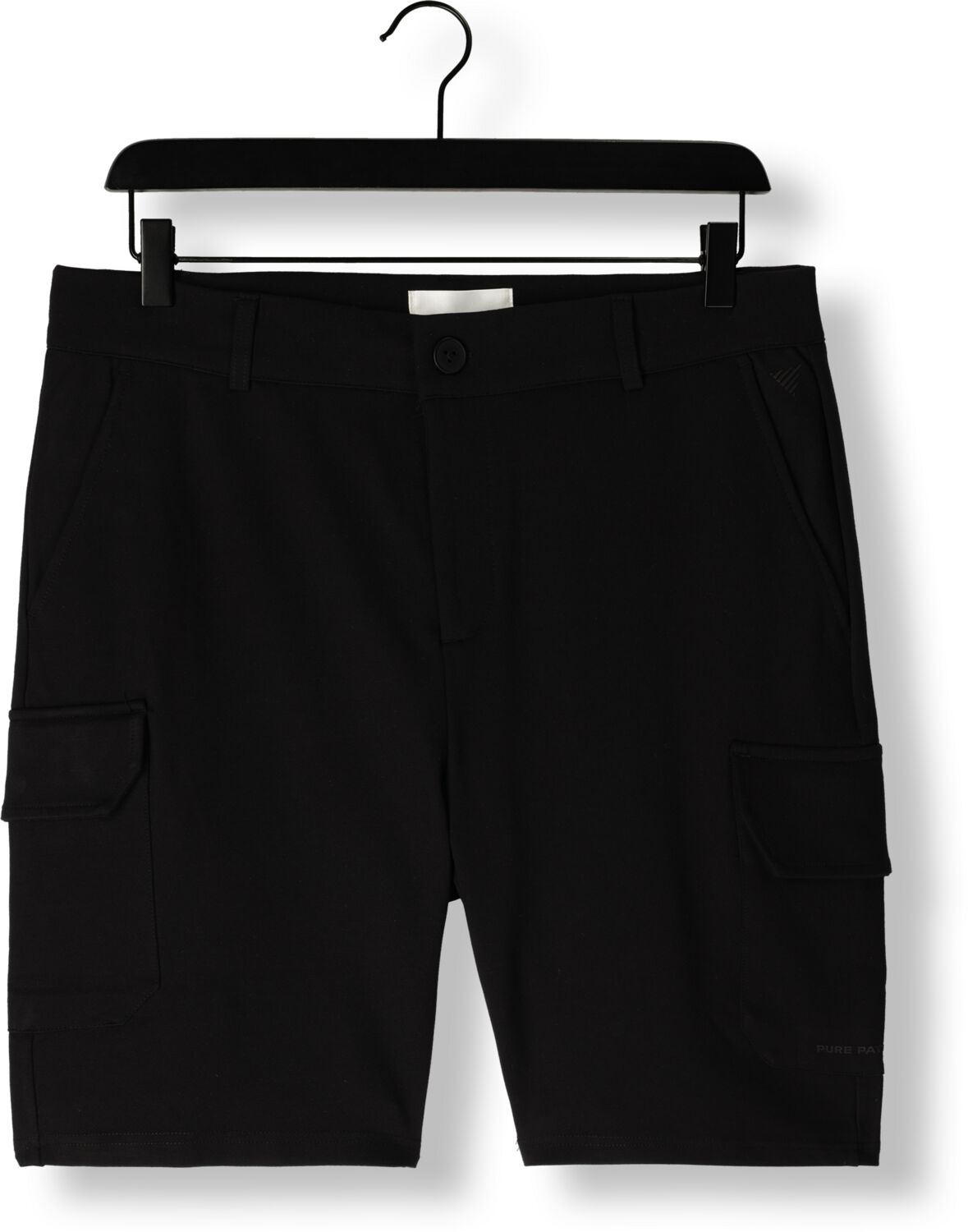 PURE PATH Heren Broeken Punta Cargo Shorts Zwart