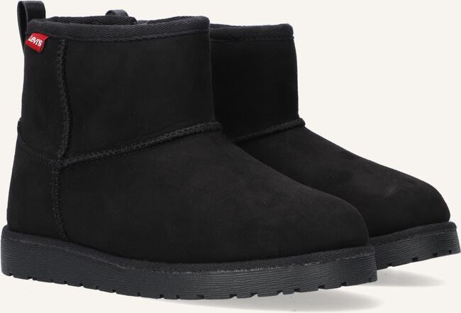 Zwarte LEVI'S Enkelboots NEW WAVE MID ZIP FUR Zwarte LEVI'S Enkelboots NEW WAVE MID ZIP FUR - large