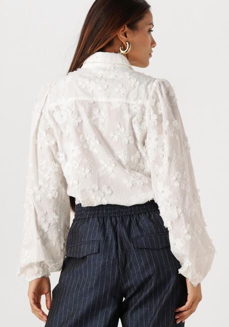 Witte AAIKO Blouses LIEN BEADS CO 522 - large