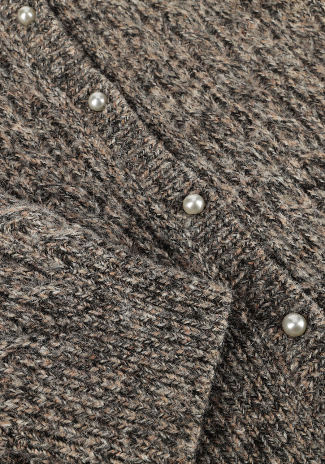 Grijze MODSTR&Ouml;M Vest PAMMIEMD CARDIGAN - large