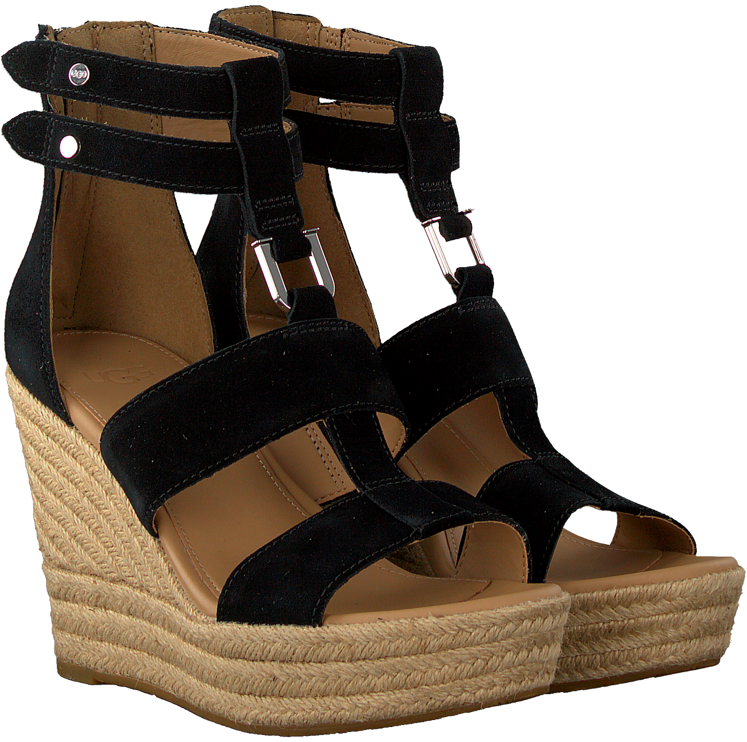 UGG® trina dames sleehak sandalen black - Vind je in Sneakerstad