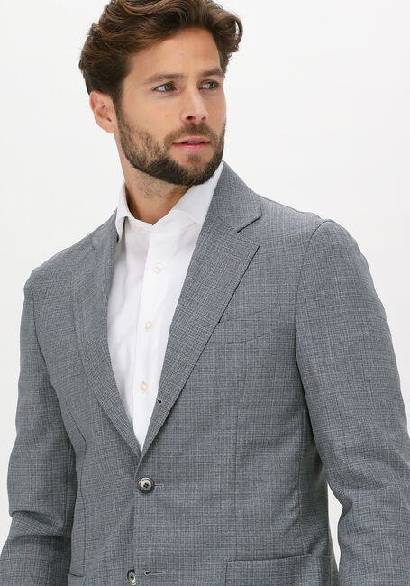 Lichtgrijze PROFUOMO Colbert JACKET HALFMOON - large