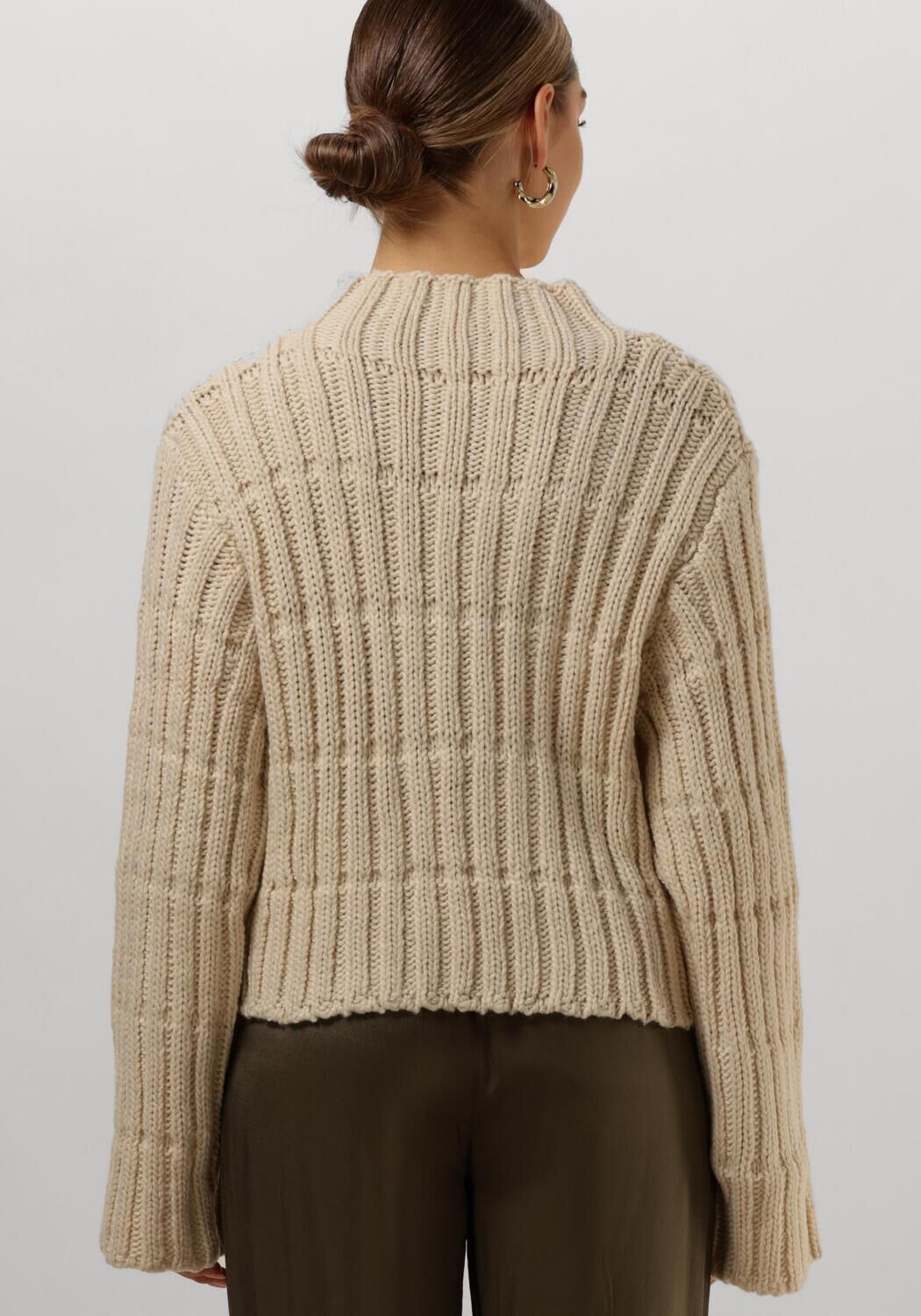 MODSTRÖM Modström Dames Truien & Vesten Felipemd Short T-neck Beige