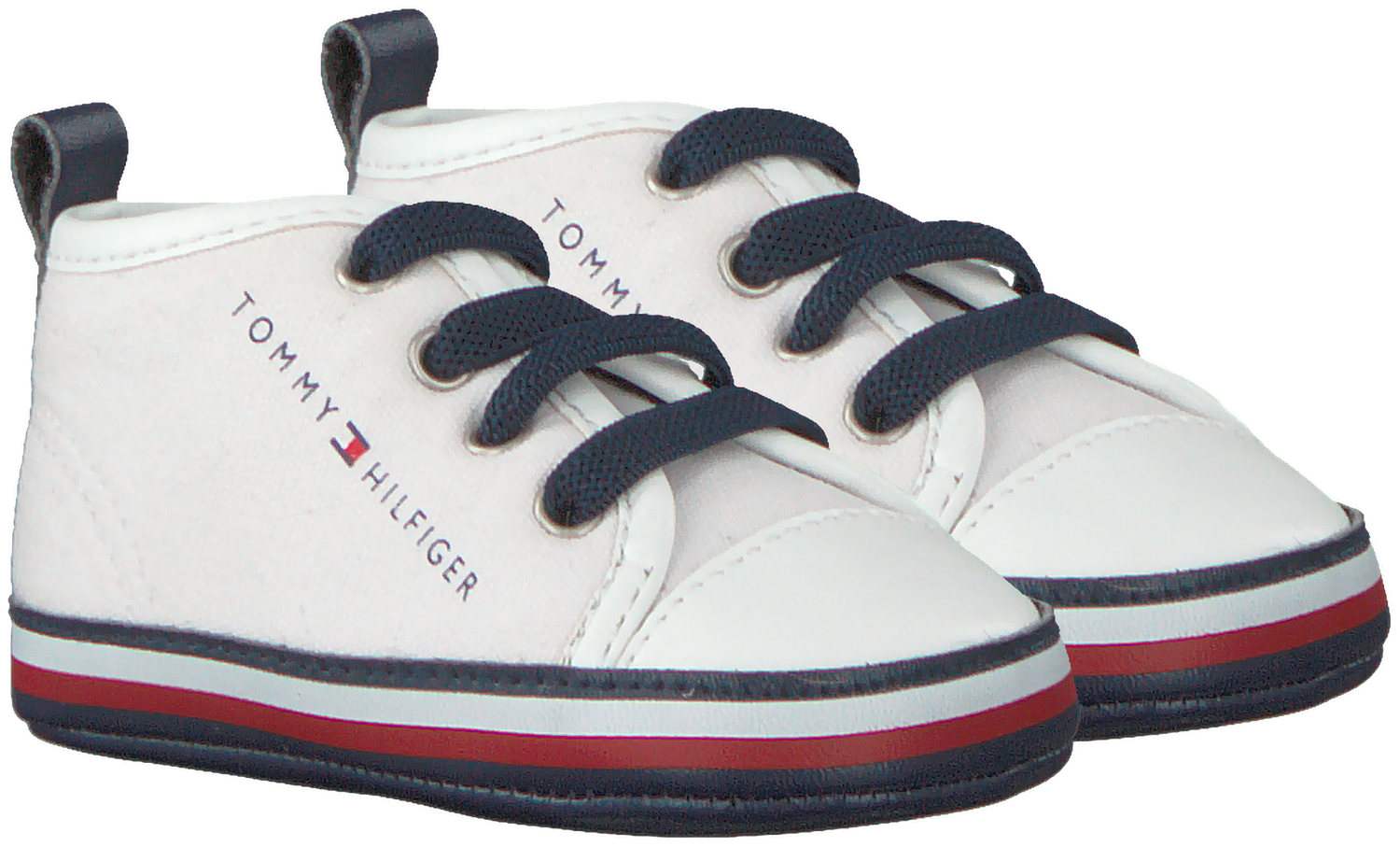 Witte TOMMY HILFIGER Babyschoenen LACE-UP SHOE | Omoda