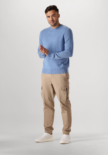 Blauwe TOMMY HILFIGER Trui LAMBSWOOL CREW NECK - large