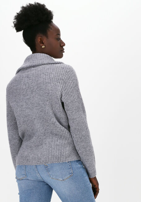 Grijze OBJECT Trui RACHEL LS KNIT PULLOVER - large
