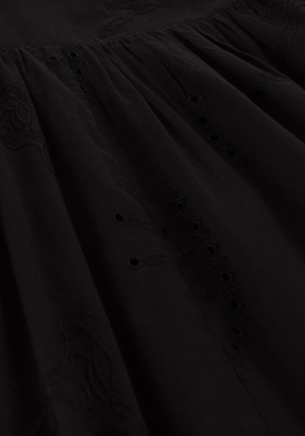 Zwarte ALIX THE LABEL Mini jurk LADIES WOVEN BRODERIE A-LINE DRESS - large