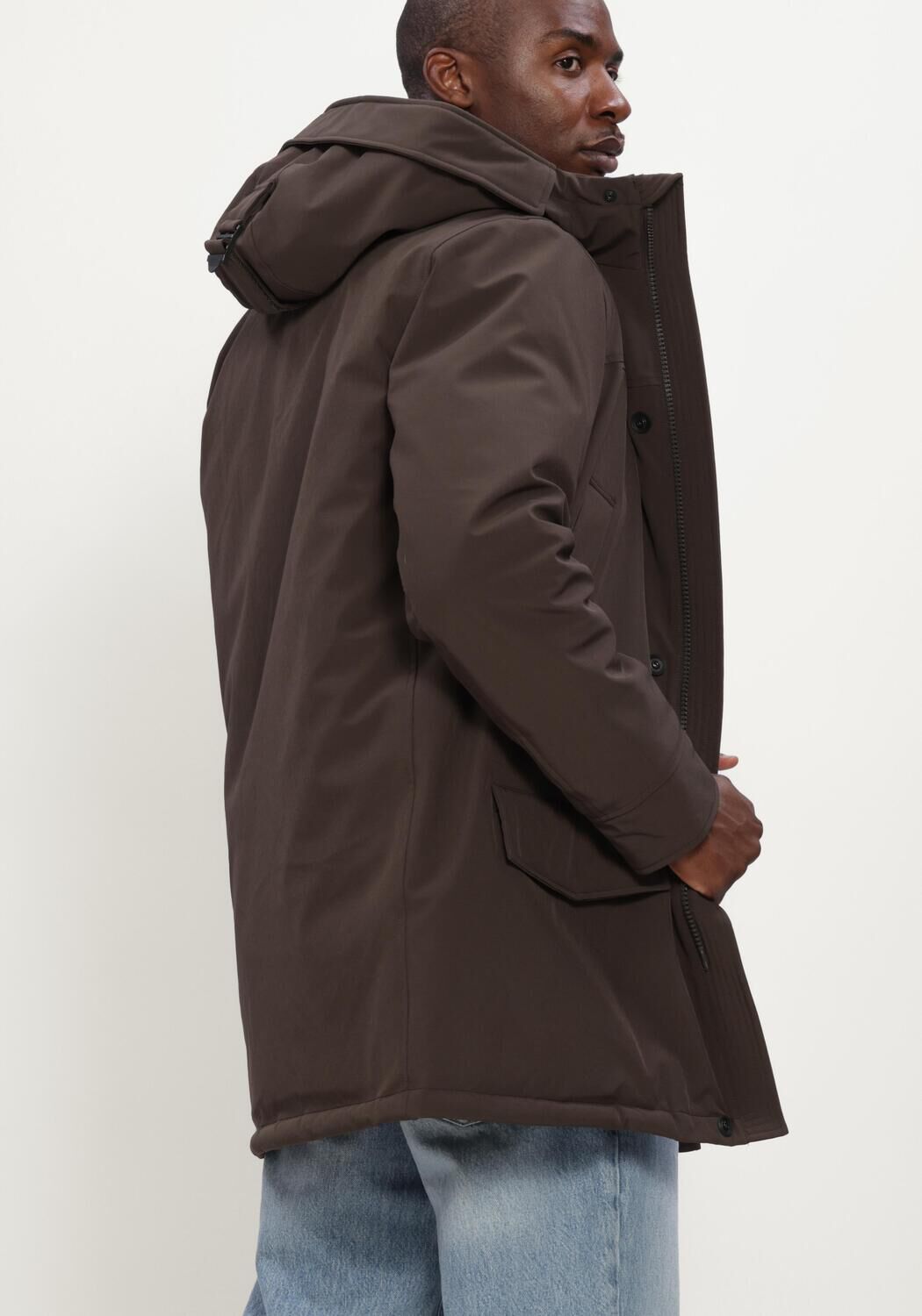 Bruine AIRFORCE Jassen SNOW PARKA - large