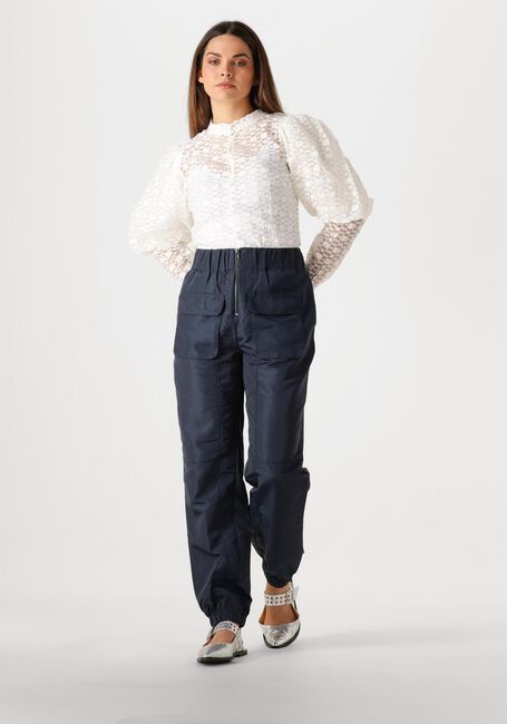 Witte CO'COUTURE Blouses ELINOR OPEN BACK BLOUSE - large